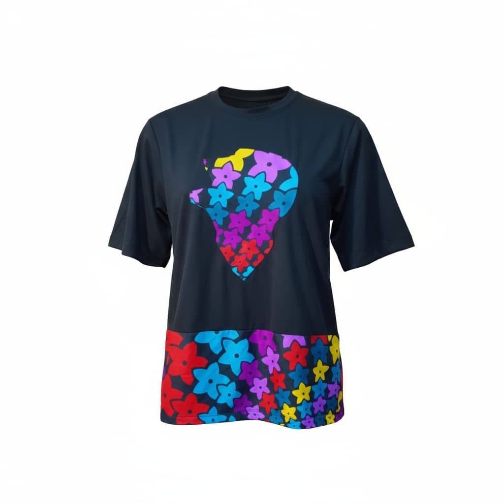 Afri-Florals Map of Joy T-Shirt | Heritage Floral Graphic Women's Tee