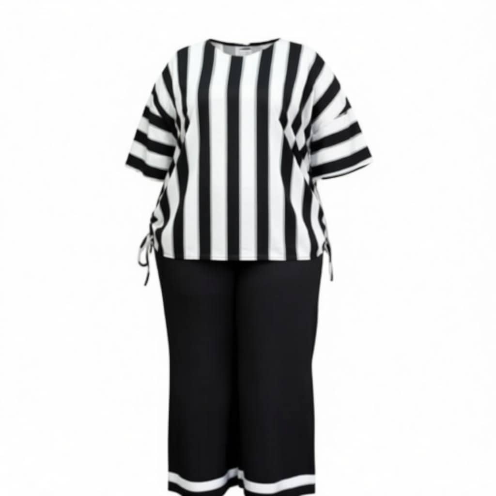 Monochrome Motion Set: Zebra Stripe Elegance